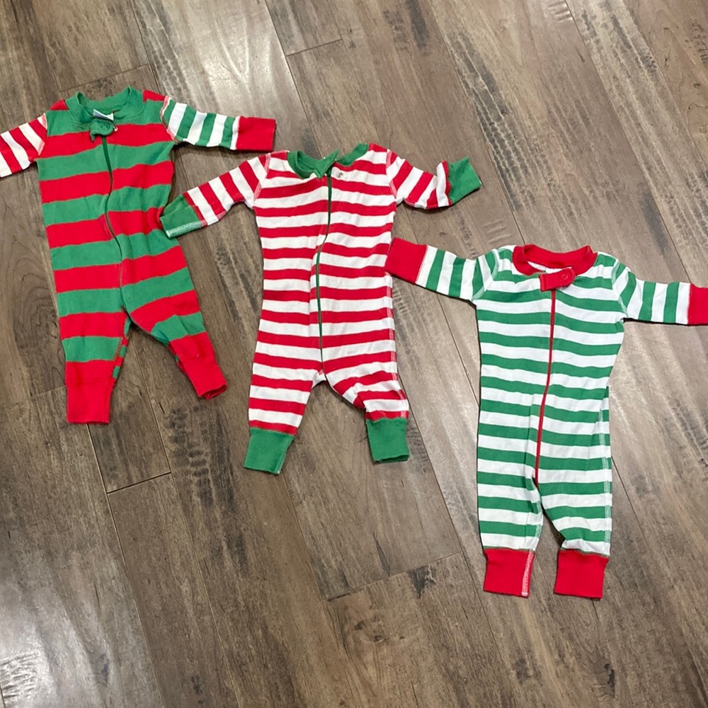 Hanna Anderson Christmas onesies